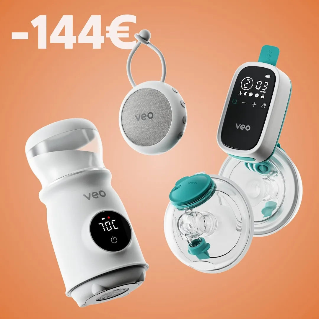 Kit | Flaschenwärmer + Tragbare Milchpumpe + Lautsprecher